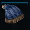 Dark blue knitted beanie