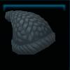 Gray knitted Winter beanie