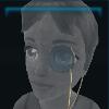 Golden monocle