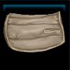 Lined brown saddle pad