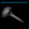 Old horseshoe nail