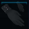 Black recreation gloves