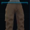 Brown windbreaker pants
