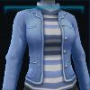 Designer denim jacket