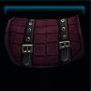 Purple twilight saddle pad