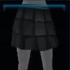 Black high-end skirt