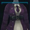 Purple school dress