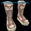 Pink designer sneakers