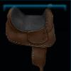 Dark brown city saddle
