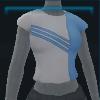 Blue city vest