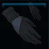 Black showjumping gloves