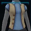 Brown trendy vest