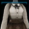 Brown school dress
