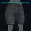 Gray denim school pants
