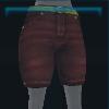 Red denim school pants