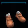 Orange school shoes