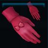 Pink equestrian gloves