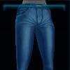 Blue western jeans
