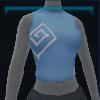 Blue equestrian vest
