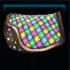 Colorful Easter saddle pad