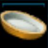 Empty pie tray