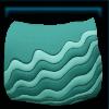 Turquoise beach saddle pad