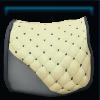 Yellow beach saddle pad