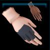 Pink beach gloves