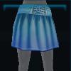 Blue beach skirt