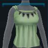 Lime green sorbet vest