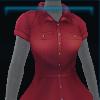 Red cowboy shirt