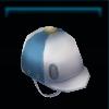 White boutique helmet