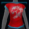 Red retail sweater
