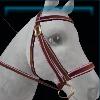 Pink Bobcat bridle