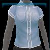 Light blue midsummer shirt