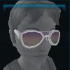 White beach sunglasses