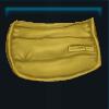 Yellow riding instructor saddle pad