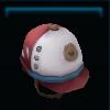Burgundy storm helmet
