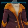 Violet windbreaker coat