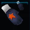 Blue birthday gloves