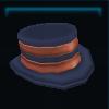 Striped birthday hat