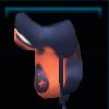 Blue birthday saddle
