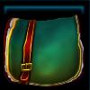 Green Rudolph saddle pad