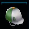 Green junior helmet