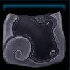 Black western saddle pad
