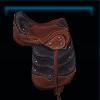 Black adventure saddle