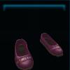 Pink ballerina shoes