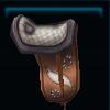 Brown pearl saddle