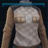 White foxtail sweater
