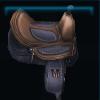 Blue recreation saddle